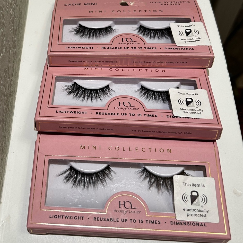 Sadie Mini,  House of Lashes, lot of 3